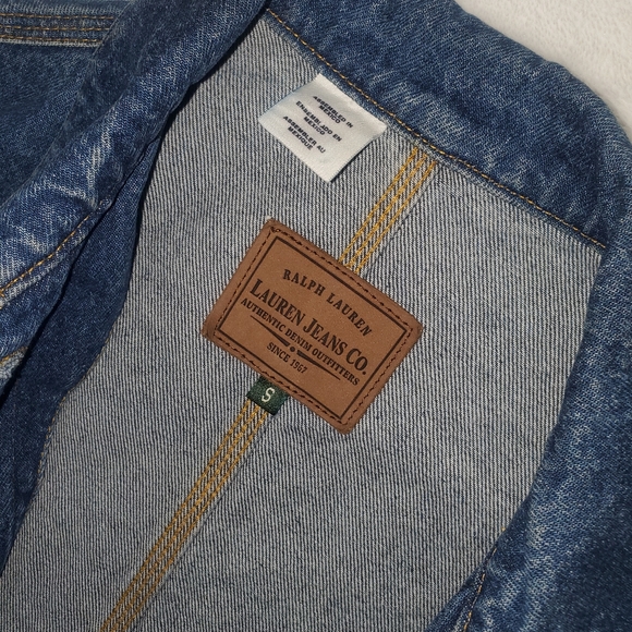 Ralph Lauren Jeans Co. Polo Denim Jacket Chore Coat Barn Shirt - Picture 4 of 16